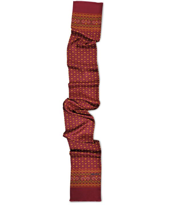 sjaal mannen cadeau rood zijde sir-redman-herensjaal-billie 3