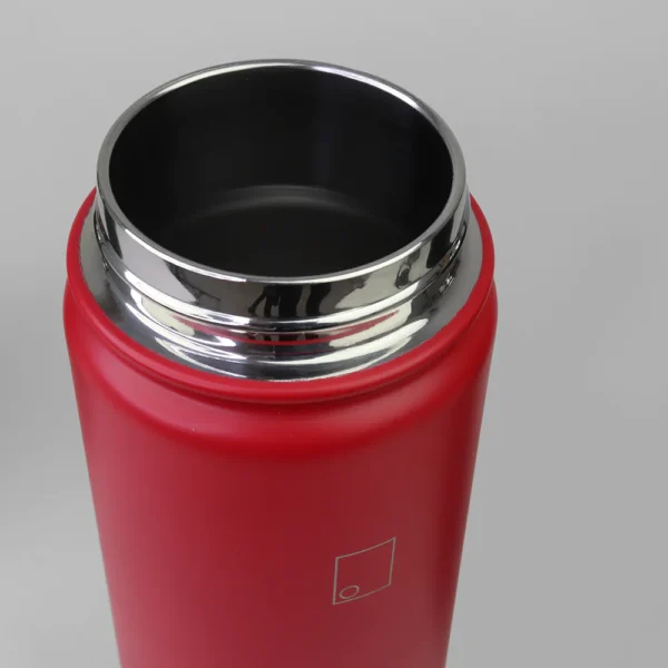Dubbelwandige thermosfles rood 650ml sophos lifestyle by 14-seven reisaccessoires travel flask