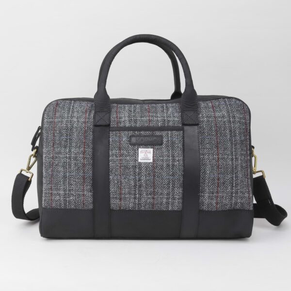 HARRIS-GREY-HOLDALL- reistas pornalong grijs zwart