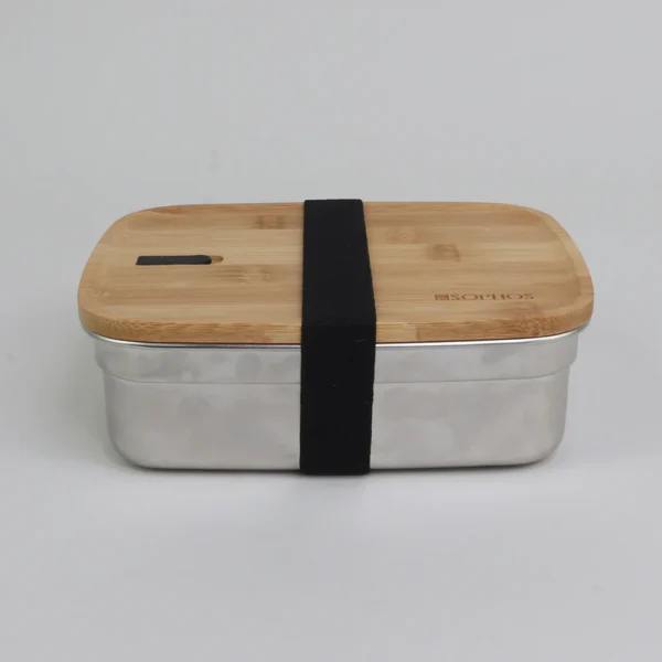Lunchbox Sophos Box Large Side bamboo RVS